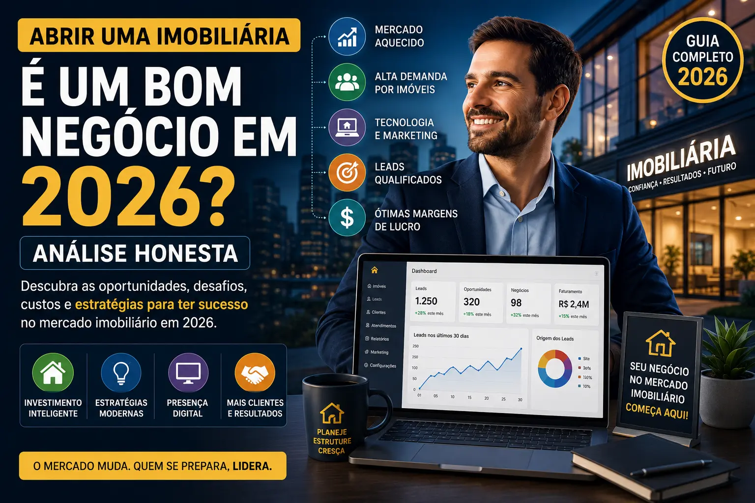 Abrir uma imobiliária é um bom negócio? Análise honesta