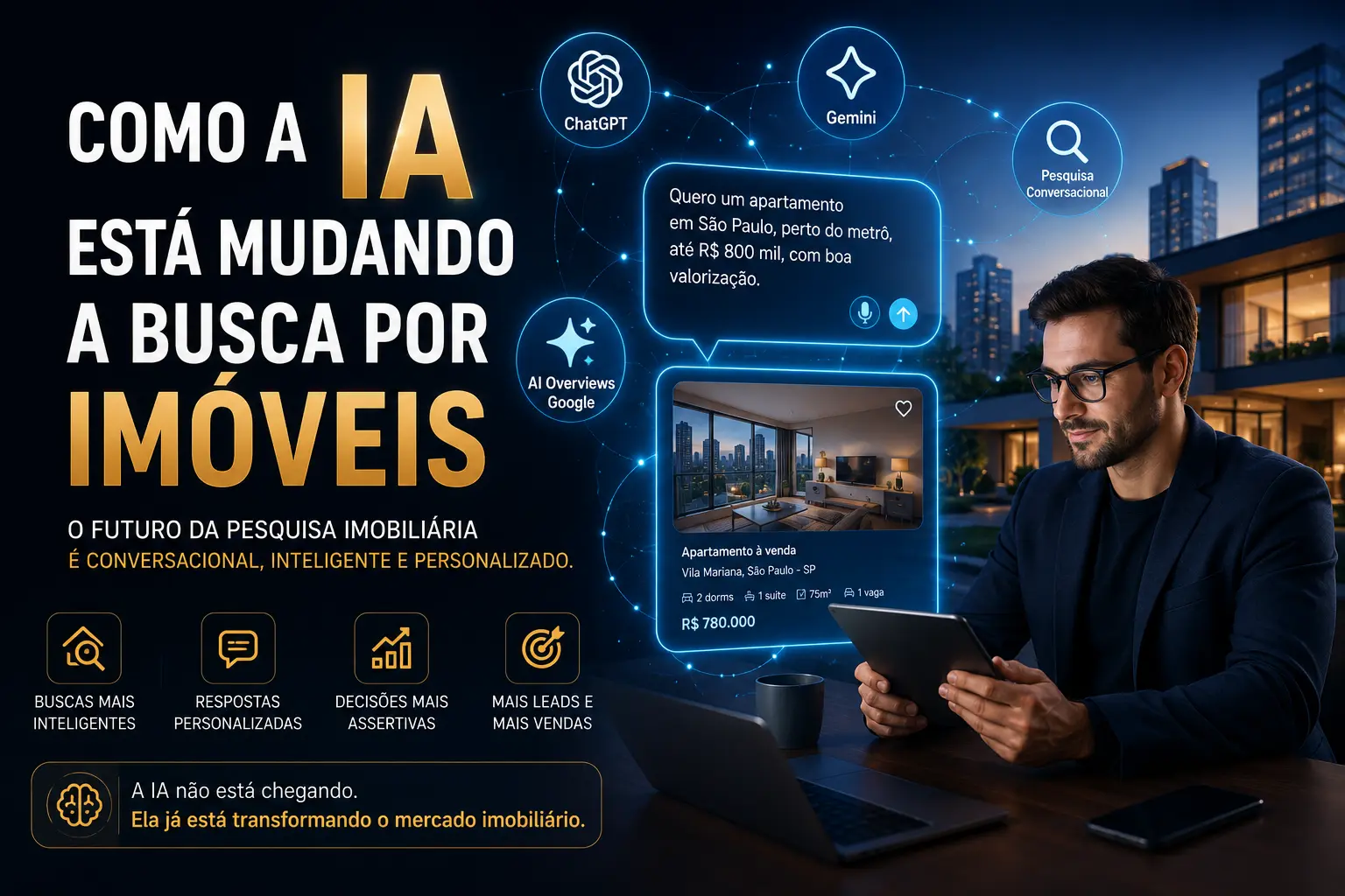 Como a IA está mudando a busca por imóveis
