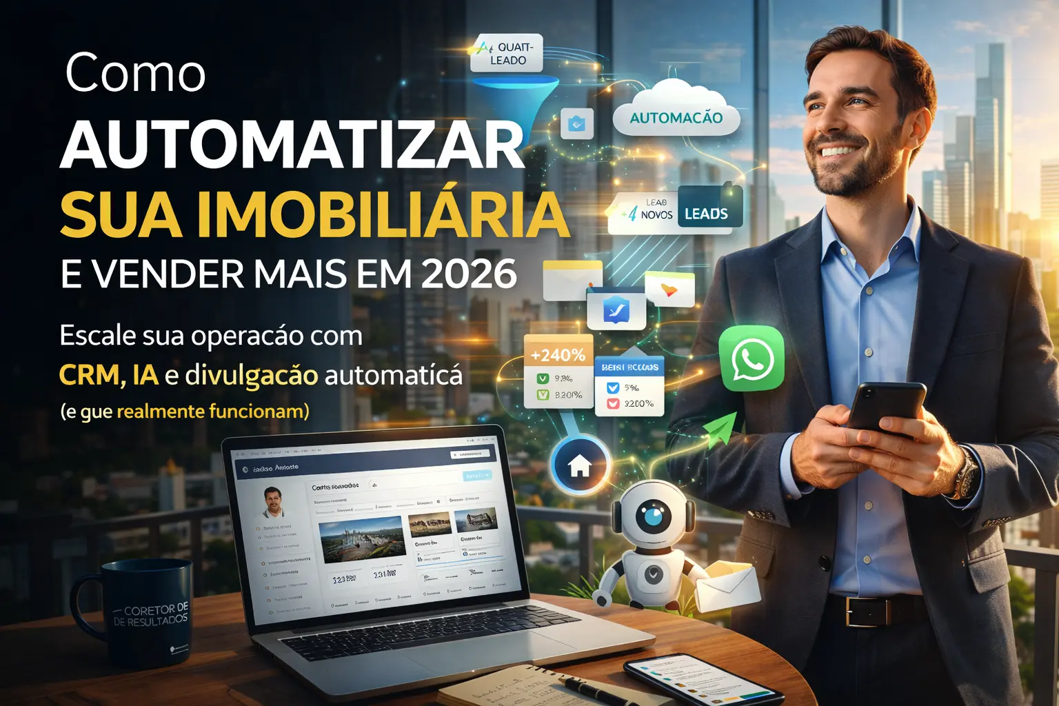 Como automatizar sua imobiliária e vender mais em 2026