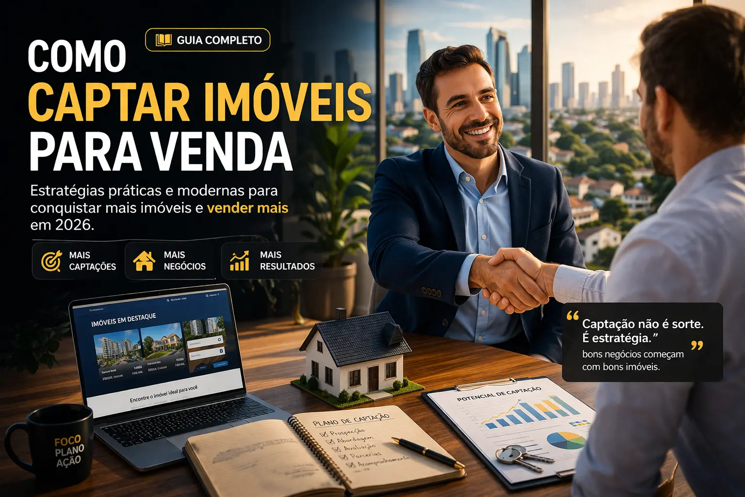 Como captar imóveis para venda: guia completo para corretores em 2026