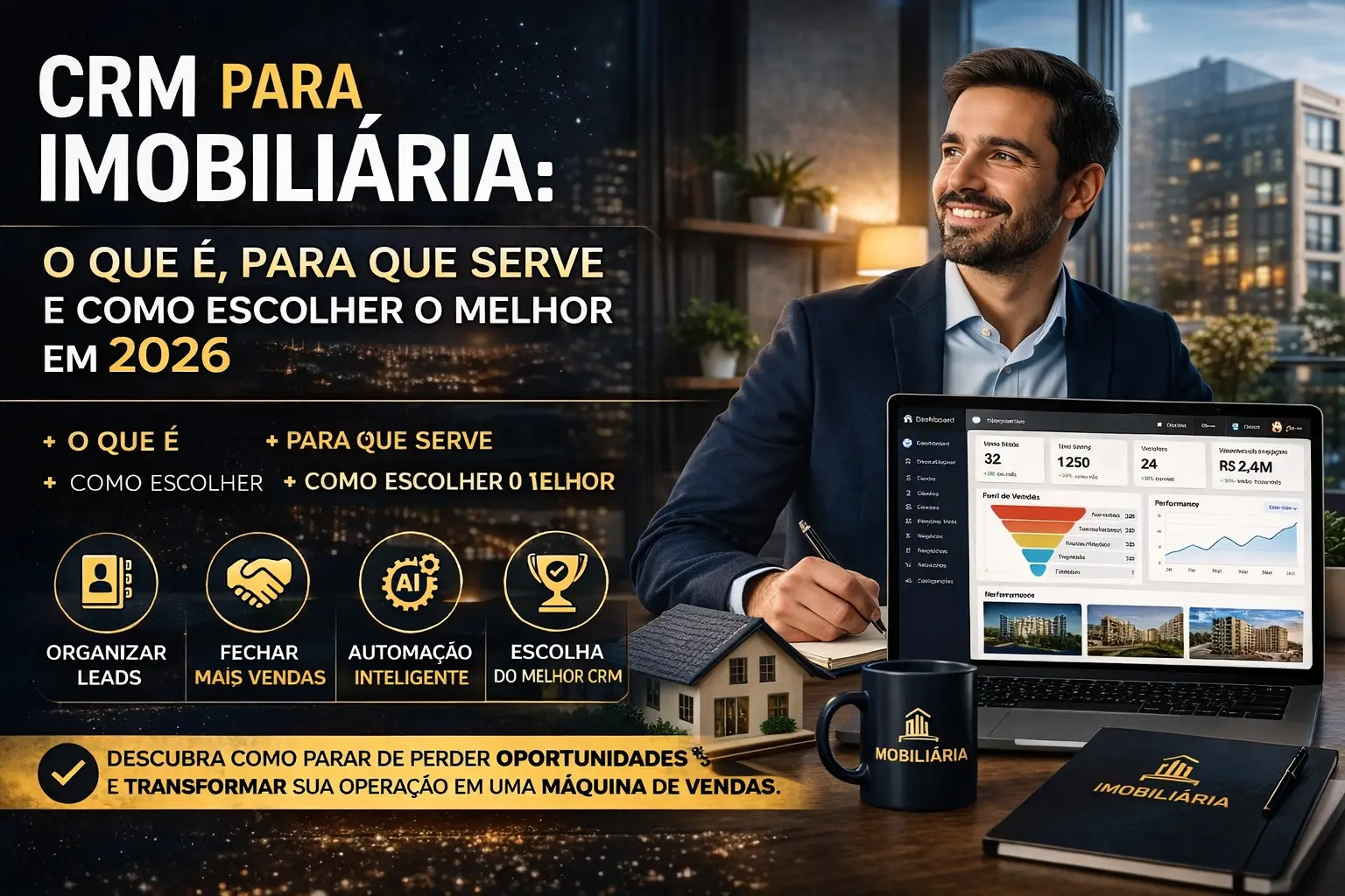 CRM para imobiliária: o que é, para que serve e como escolher o melhor