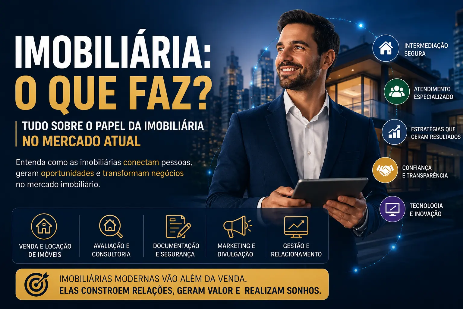Imobiliária o que faz: tudo sobre o papel da imobiliária no mercado atual
