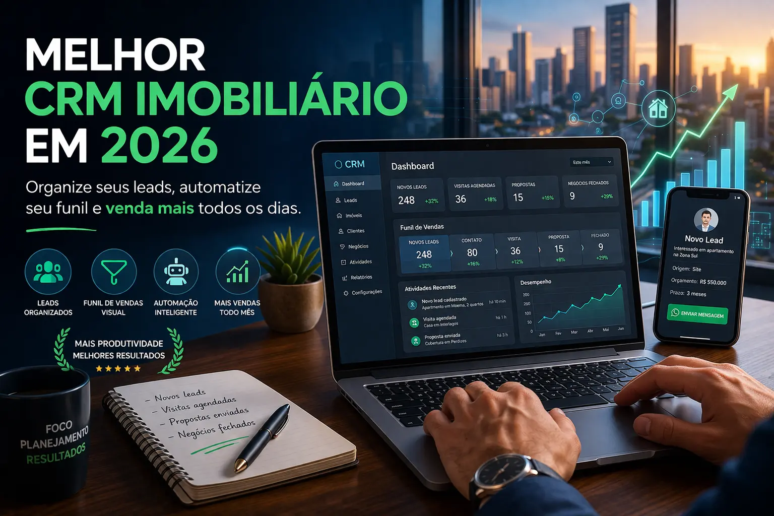 Melhor CRM imobiliário em 2026: como escolher e aumentar suas vendas