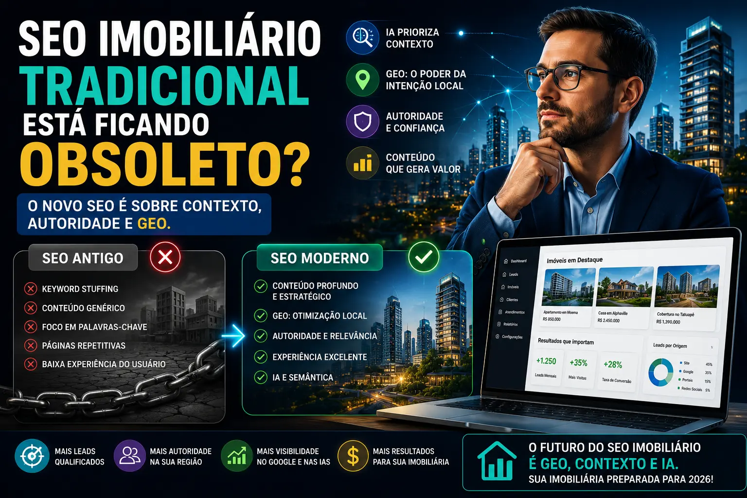 SEO imobiliário tradicional está ficando obsoleto?