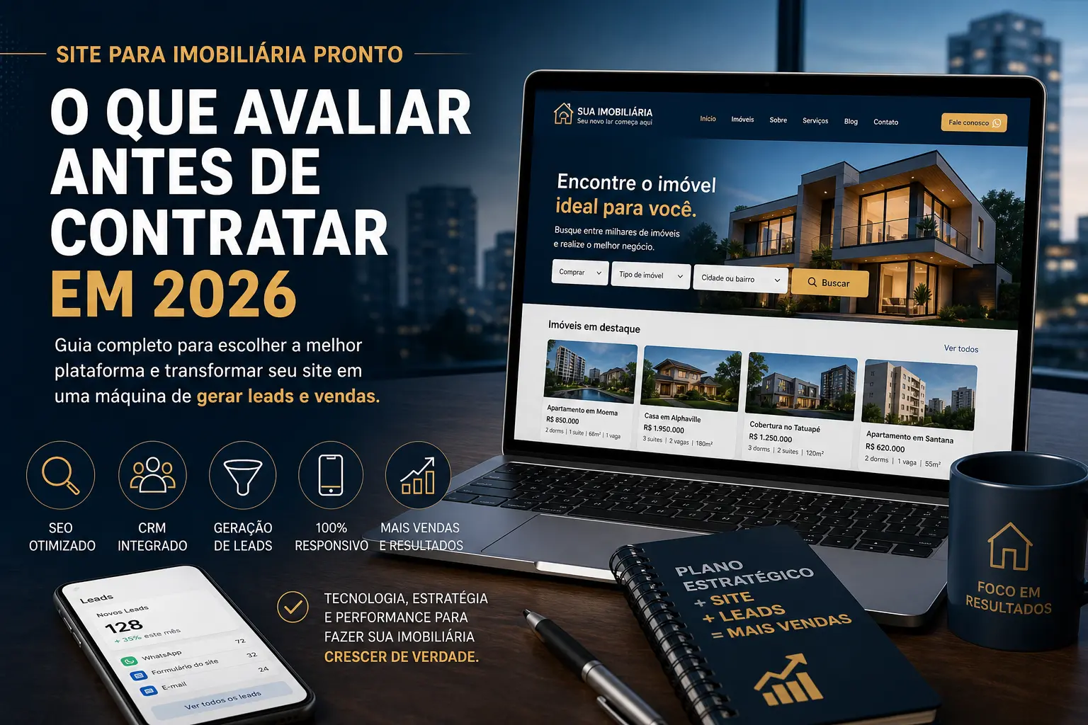 Site para imobiliária pronto: o que avaliar antes de contratar