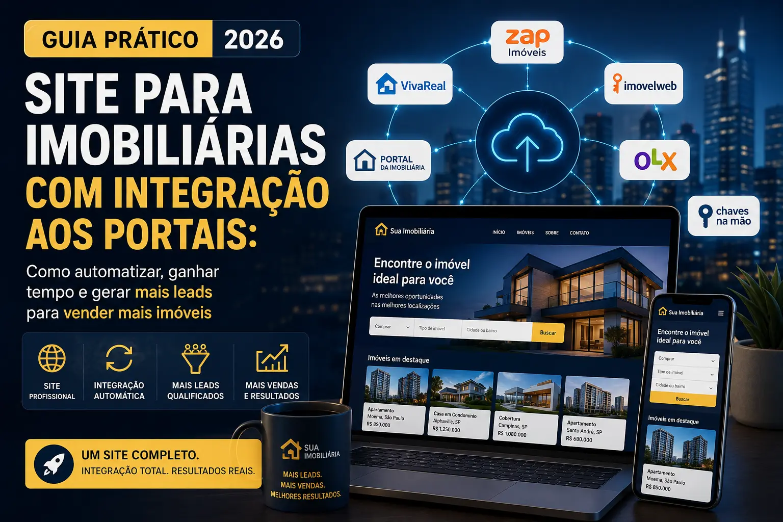 Site para imobiliárias com integração aos portais: guia prático