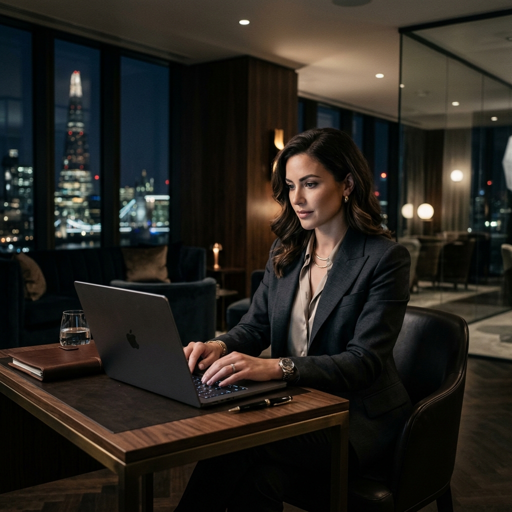 Corretor de imóveis utilizando o Sistema Website Imobiliário